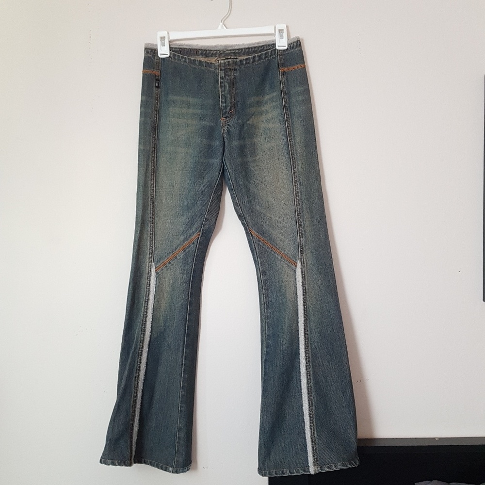 VTG Chaps Low Rise Flare Jeans M